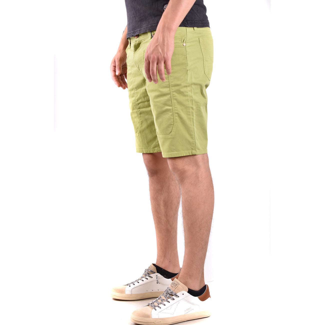 2449203 Jeckerson Bermuda Verde Cotone Uomo