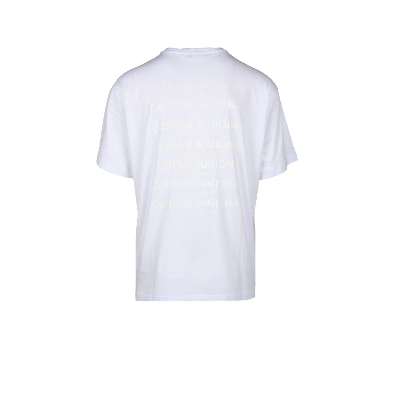 433032 Costume National Contemporary T-Shirt Bianco Monocromo Uomo