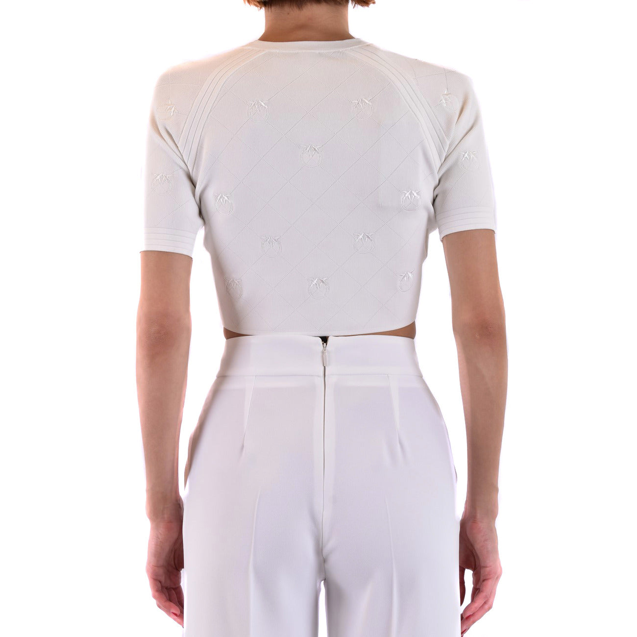 2438412 Pinko Maglia Bianca Donna