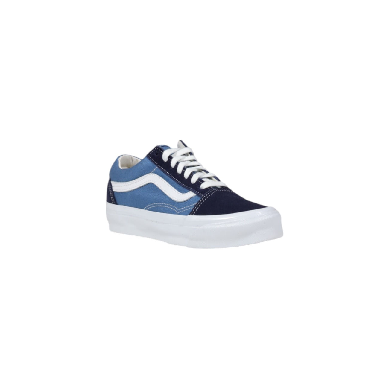 2420077 Vans Sneakers Blu Camoscio Colorato Uomo