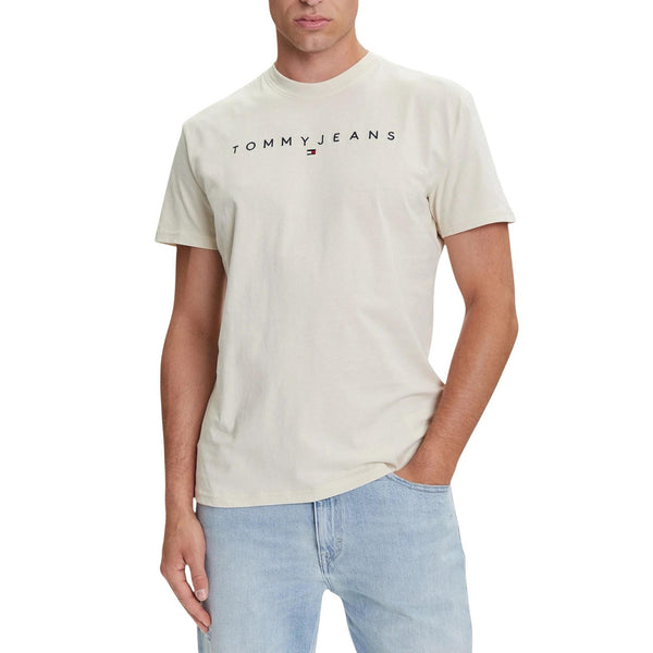 T-shirt Beige Cotone Organico Uomo