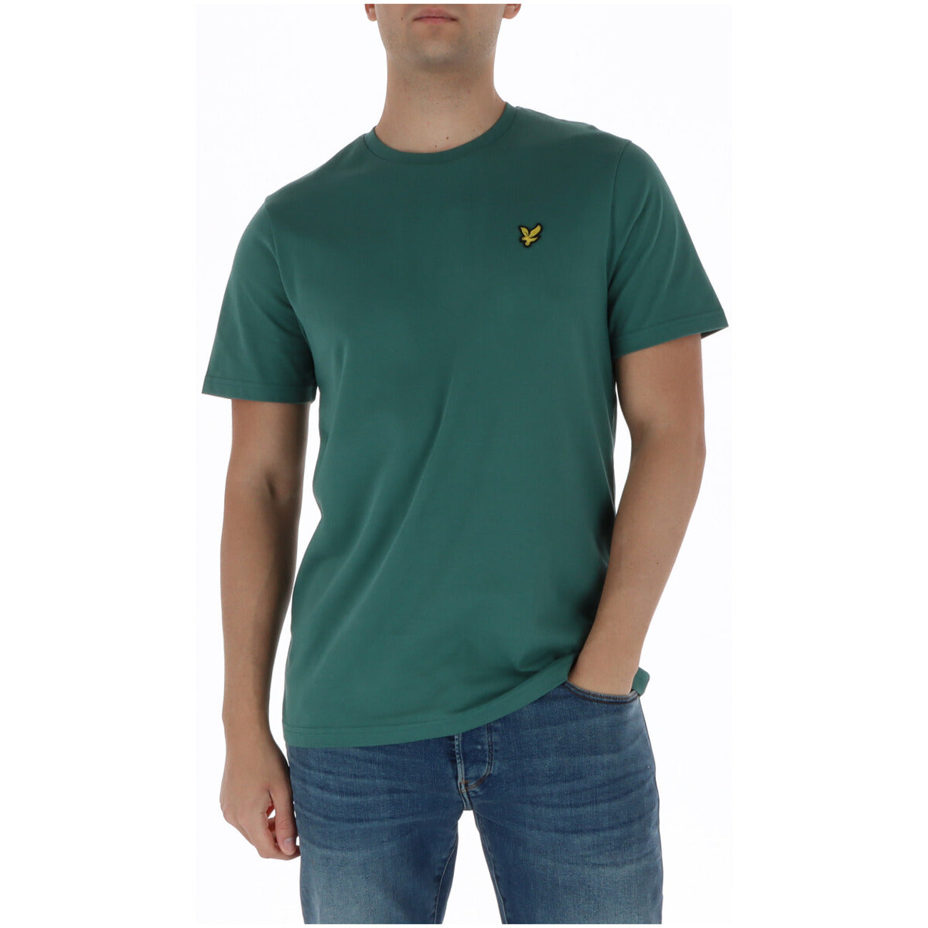 2456693 Lyle & Scott T-Shirt Verde Uomo
