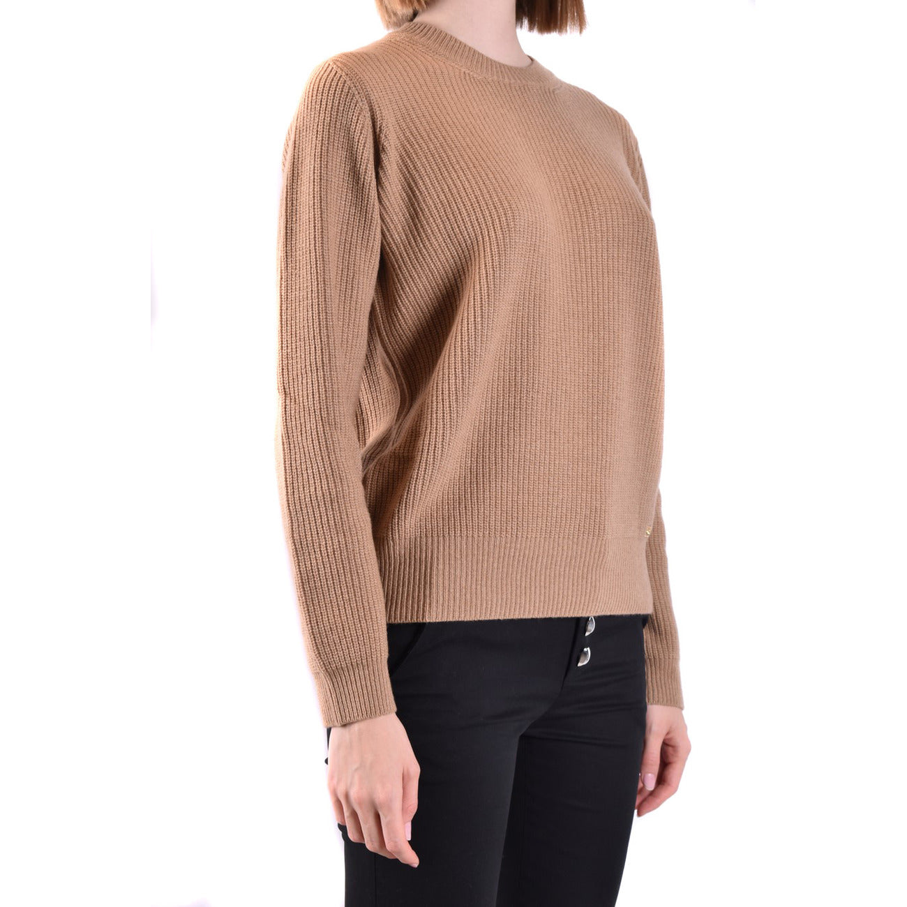 2423002 Pinko Maglia Beige Donna Lana 40% Viscosa 30% Poliammide 20% Cashmere 10%