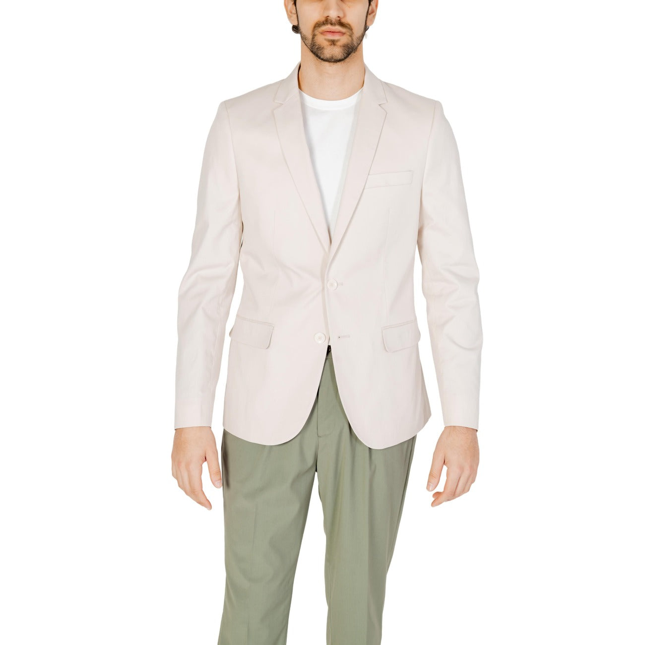 2211376 Antony Morato Giacca Bianco Modal Uomo