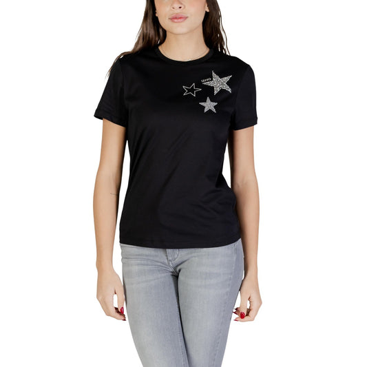 506077 Liu Jo T-shirt Nera Cotone Donna