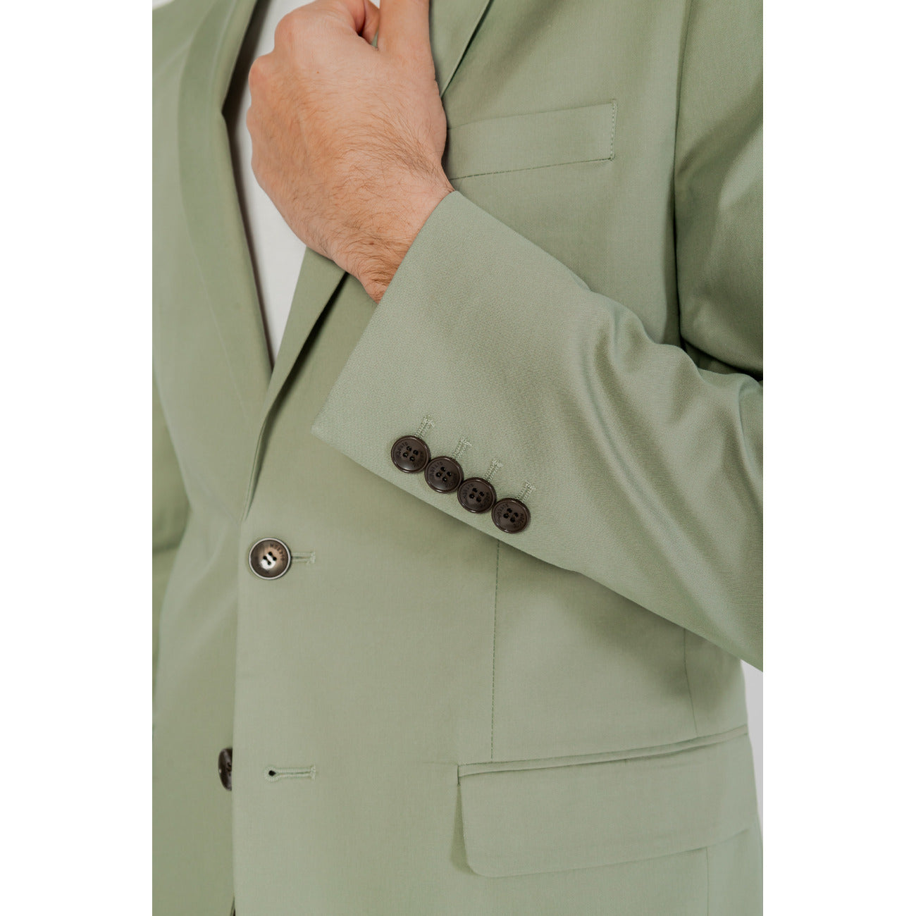 2211383 Antony Morato Giacca Verde Modal Uomo