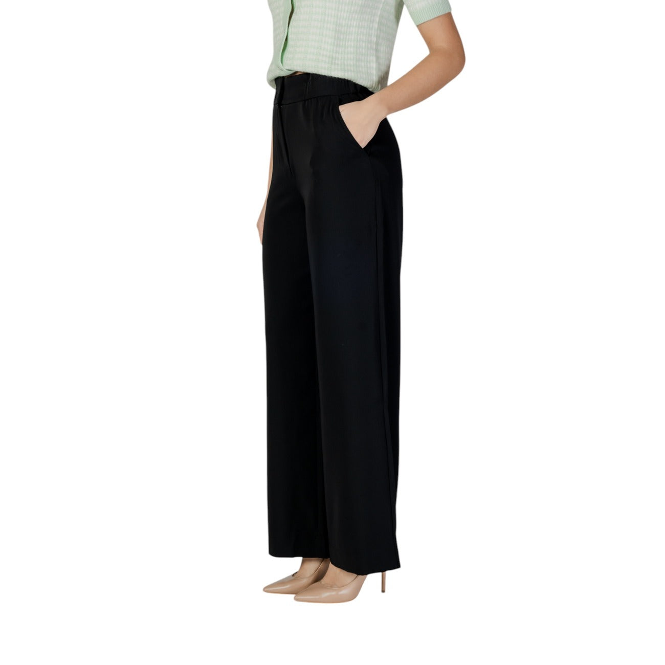 483285 Morgan De Toi Pantaloni Neri Donna Primavera/Estate