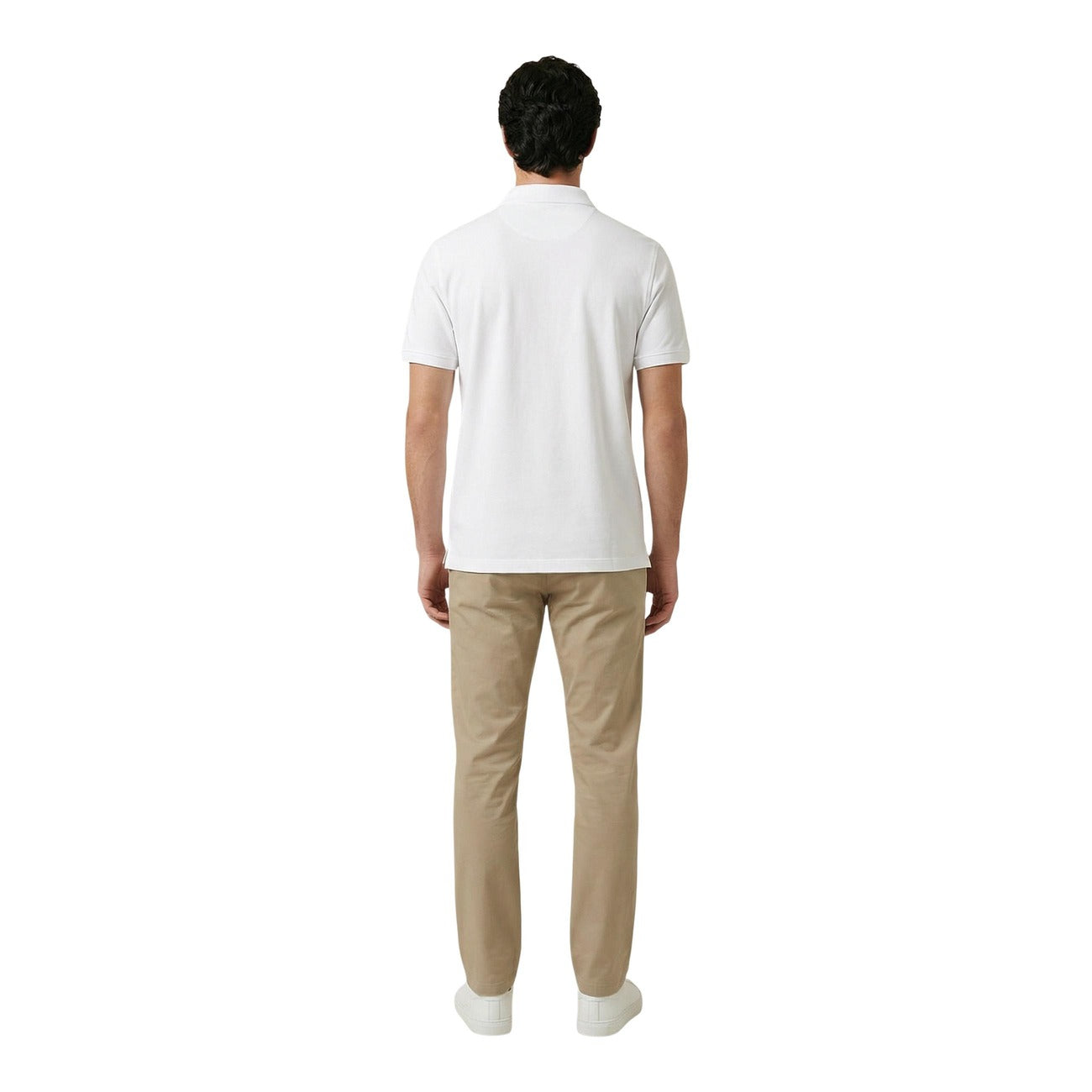 2459760 Gant Polo Bianca Cotone Elastan Colletto Polo Maniche Corte Uomo