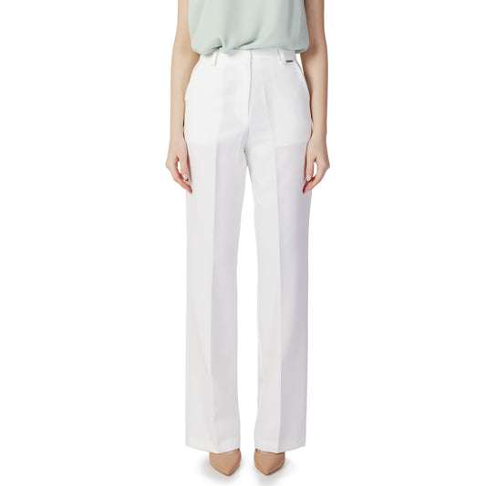 350650 Hanny Deep Pantaloni Bianchi Donna