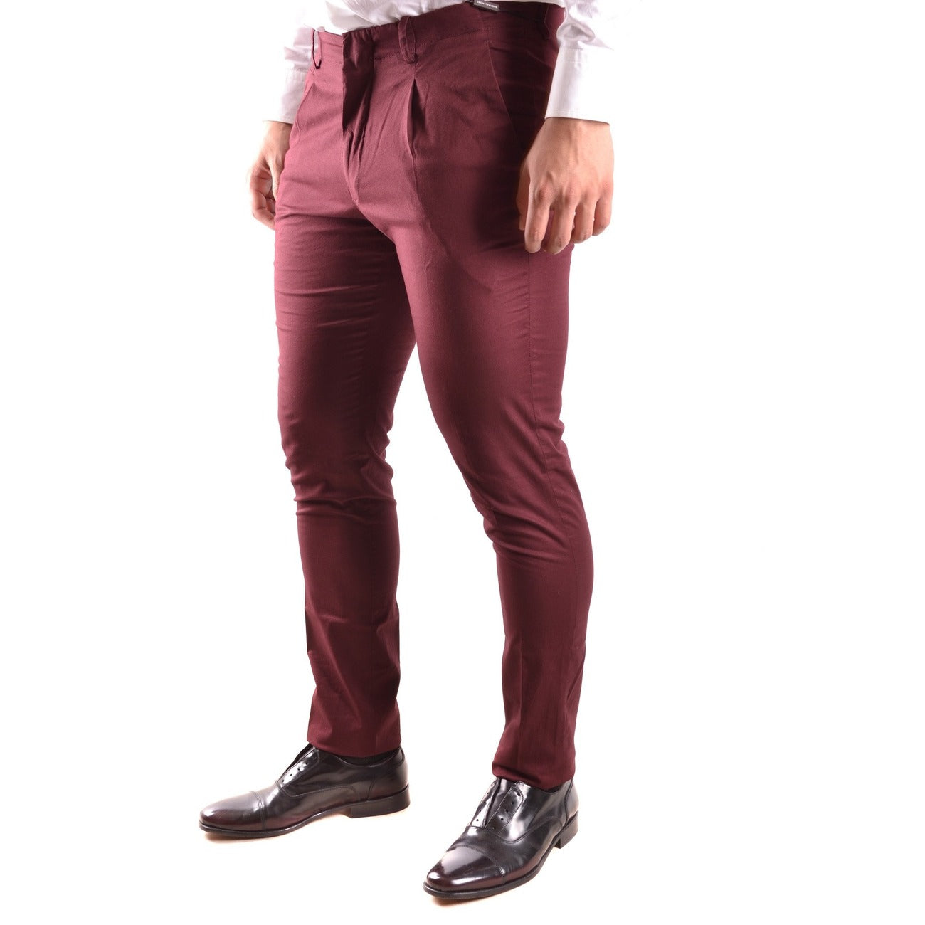 2430858 Michael Kors Pantaloni Bordeaux Cotone Elastan Uomo