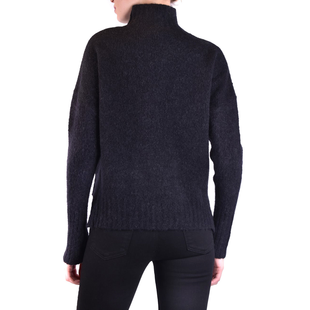 2423375 Pinko Maglia Nera Donna Alpaca 39% Lana 39%