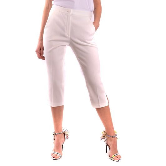 487174 Moschino Pantaloni Bianchi Donna Primavera/Estate