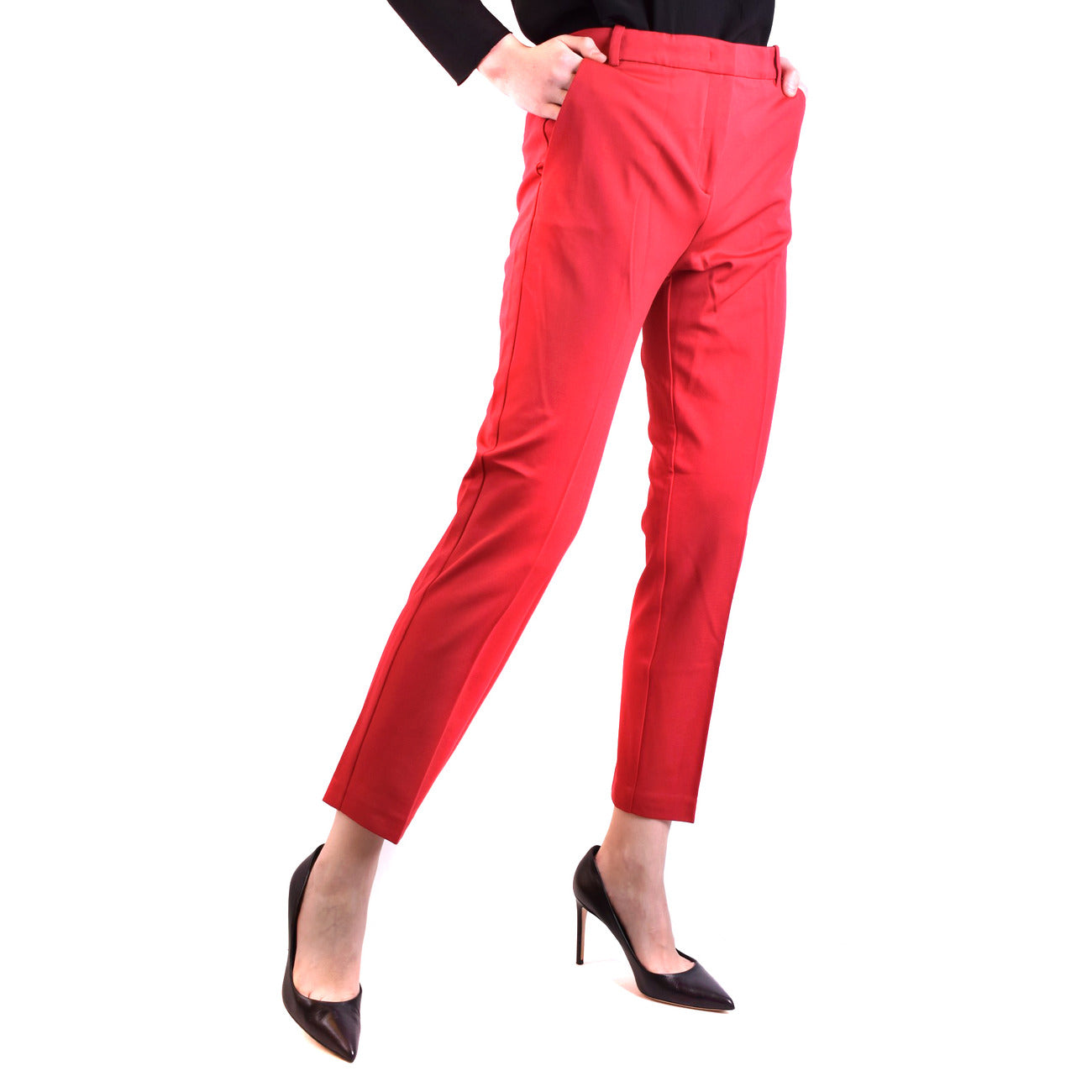 2473399 Pinko Pantaloni Rosso Donna