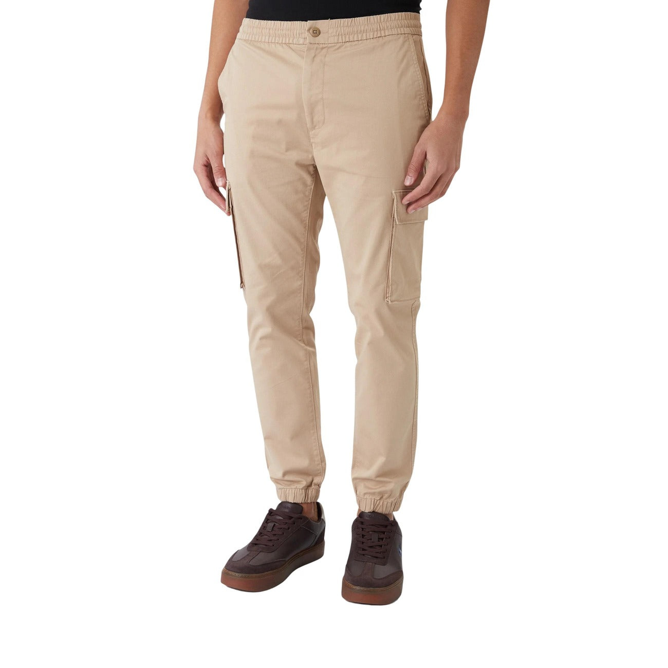 2447614 Calvin Klein Jeans Pantaloni Beige Cotone Uomo