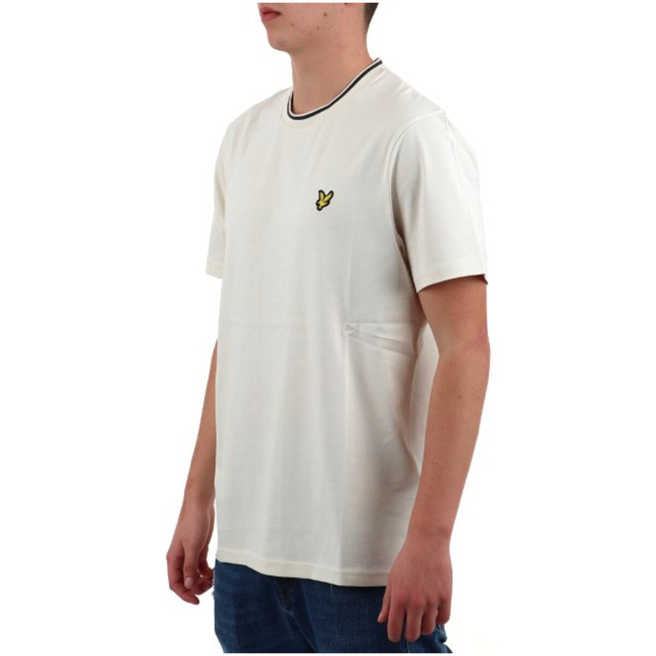 2324912 Lyle & Scott T-Shirt Beige Stampa Uomo