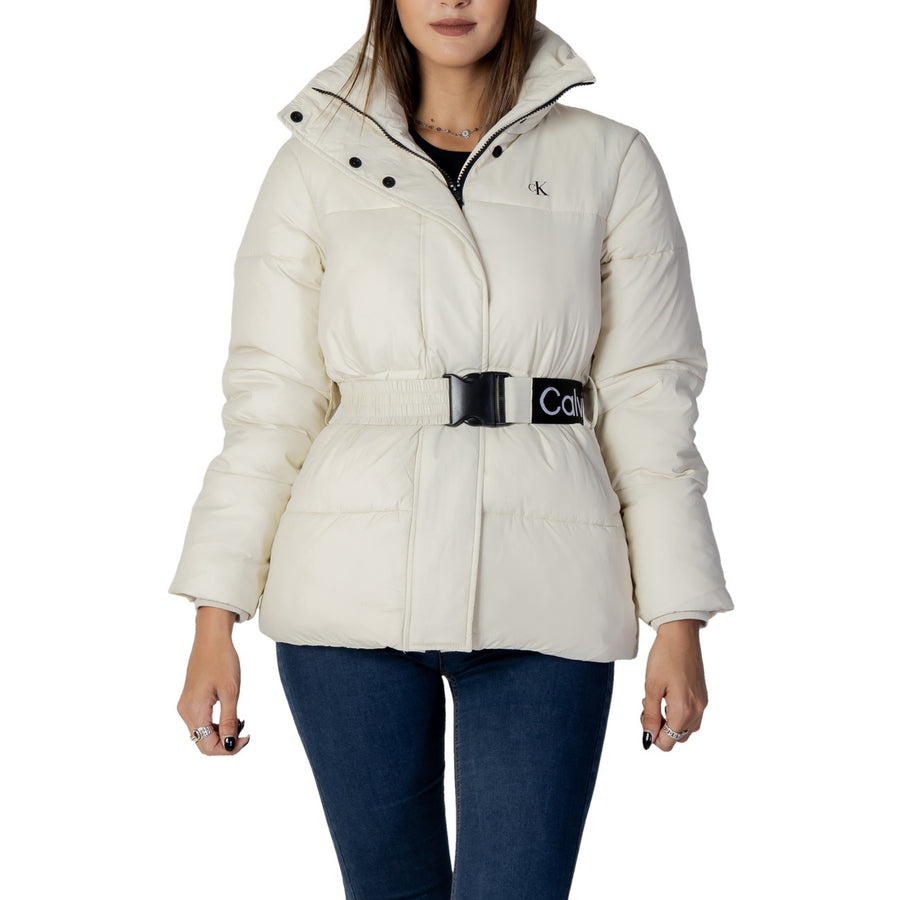 Logo Belt Waisted Short Puffer Jacket J20J219828 Giubbotto Donna