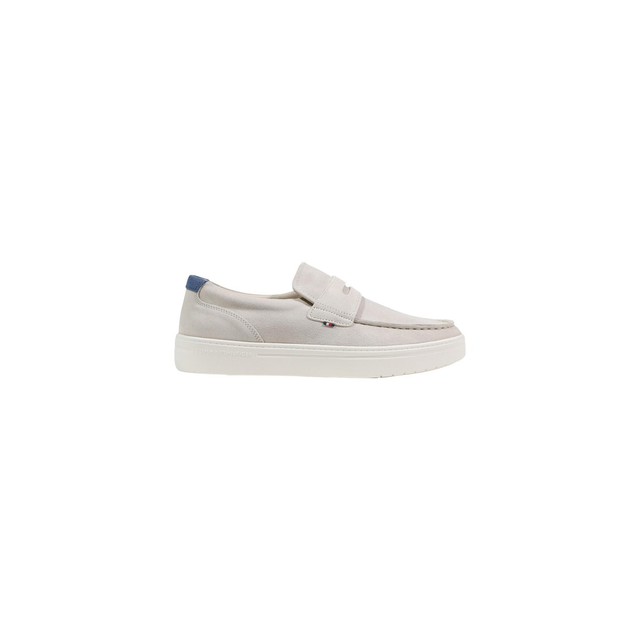 516211 Tommy Hilfiger Scarpe Basse Beige Camoscio Uomo