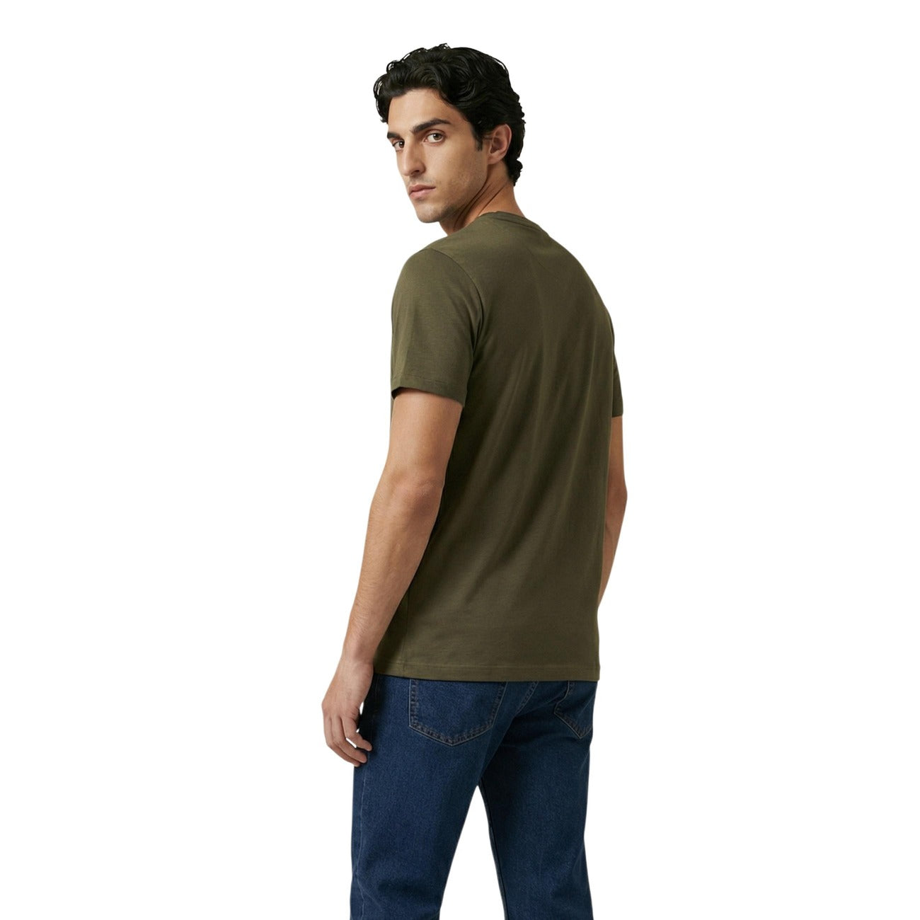 2455575 U.S. Polo Assn. T-Shirt Verde Uomo