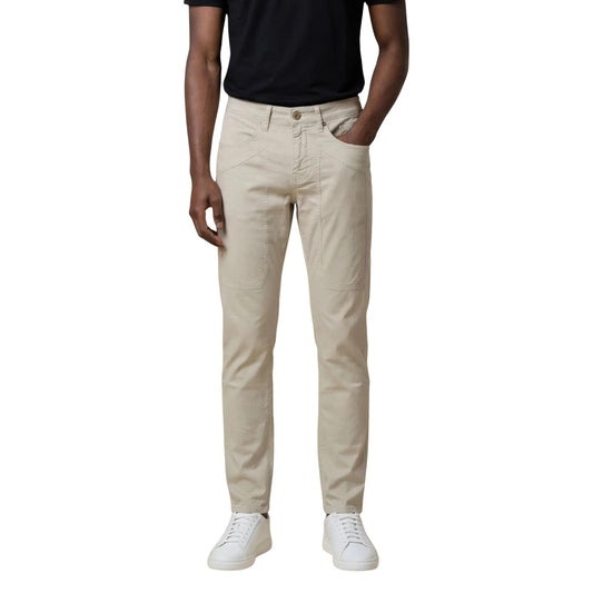 2456931 Jeckerson Pantaloni Grigio Ciniglia Uomo