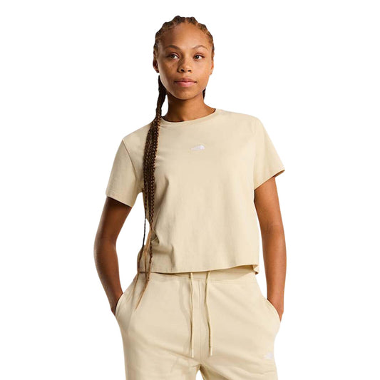517611 The North Face T-Shirt Beige Maniche Corte Donna
