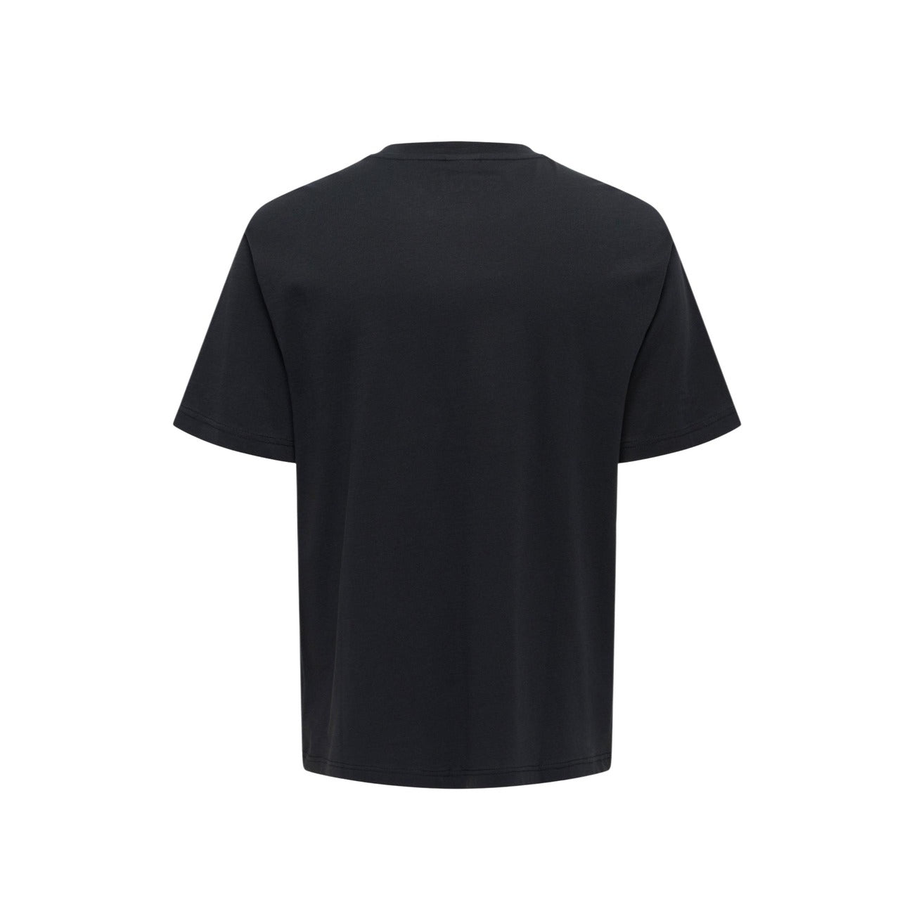 2449062 Only & Sons T-shirt Nera Stampa Uomo