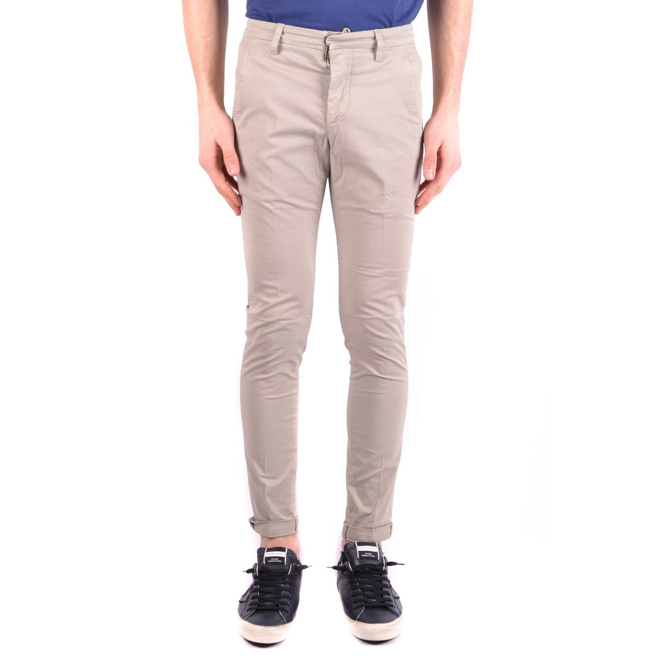 2429588 Dondup Pantaloni Beige Cotone Elastan Uomo
