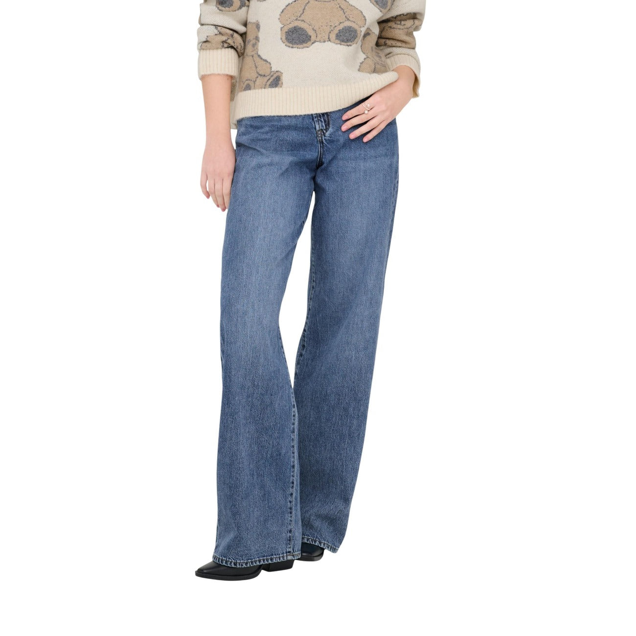 515833 Only Jeans Blu Cotone Organico Donna
