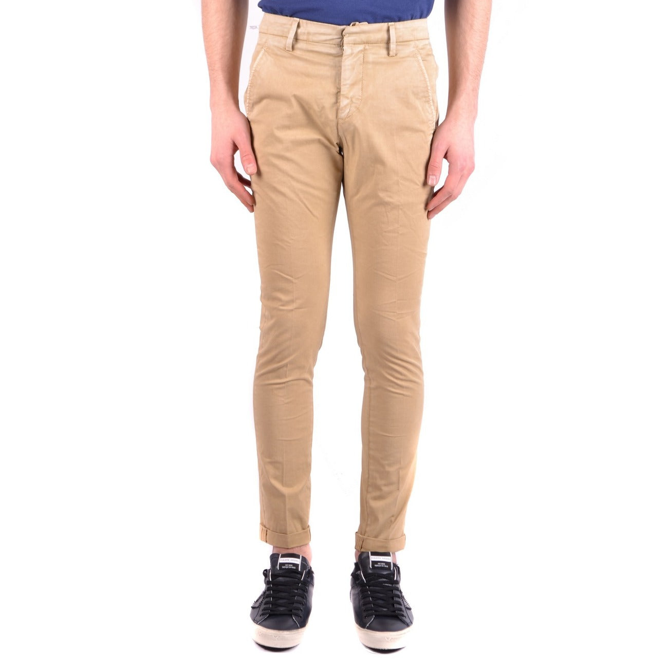 2429999 Dondup Pantaloni Beige Cotone Elastan Uomo