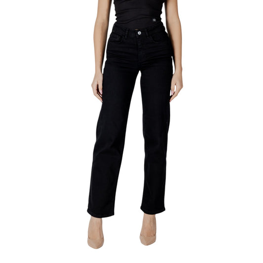 2410655 Ichi Jeans Neri Zip Tasche Donna