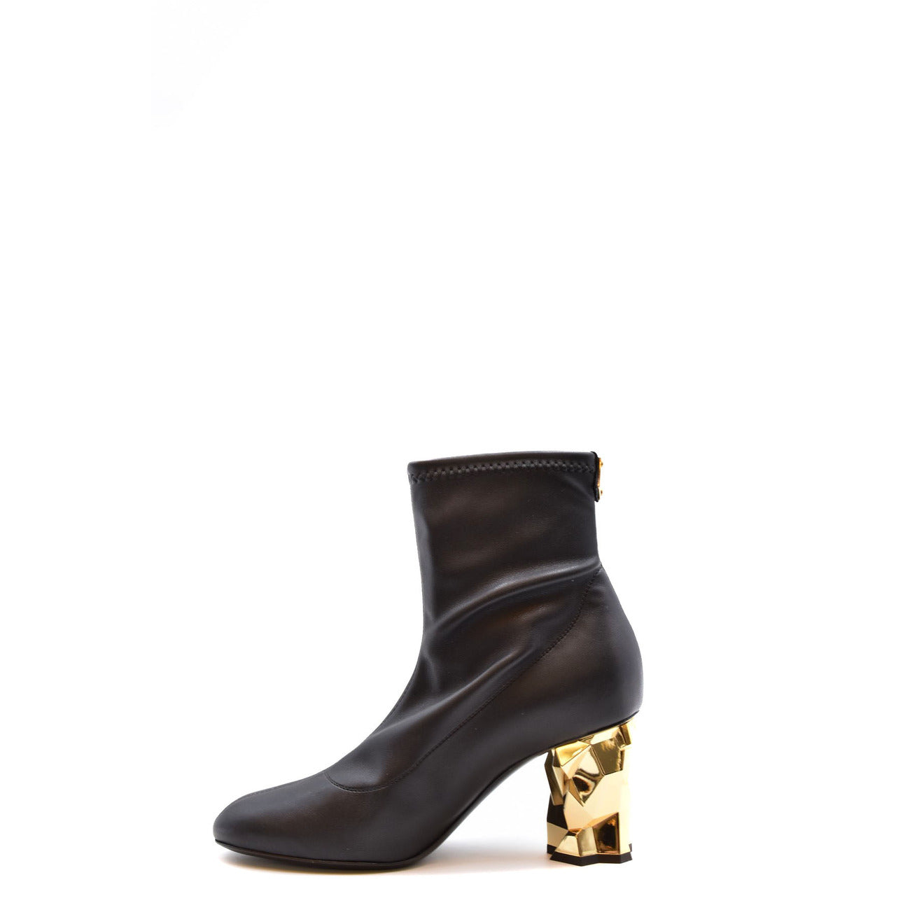2437777 Giuseppe Zanotti Stivaletti Neri Tacco Largo Donna