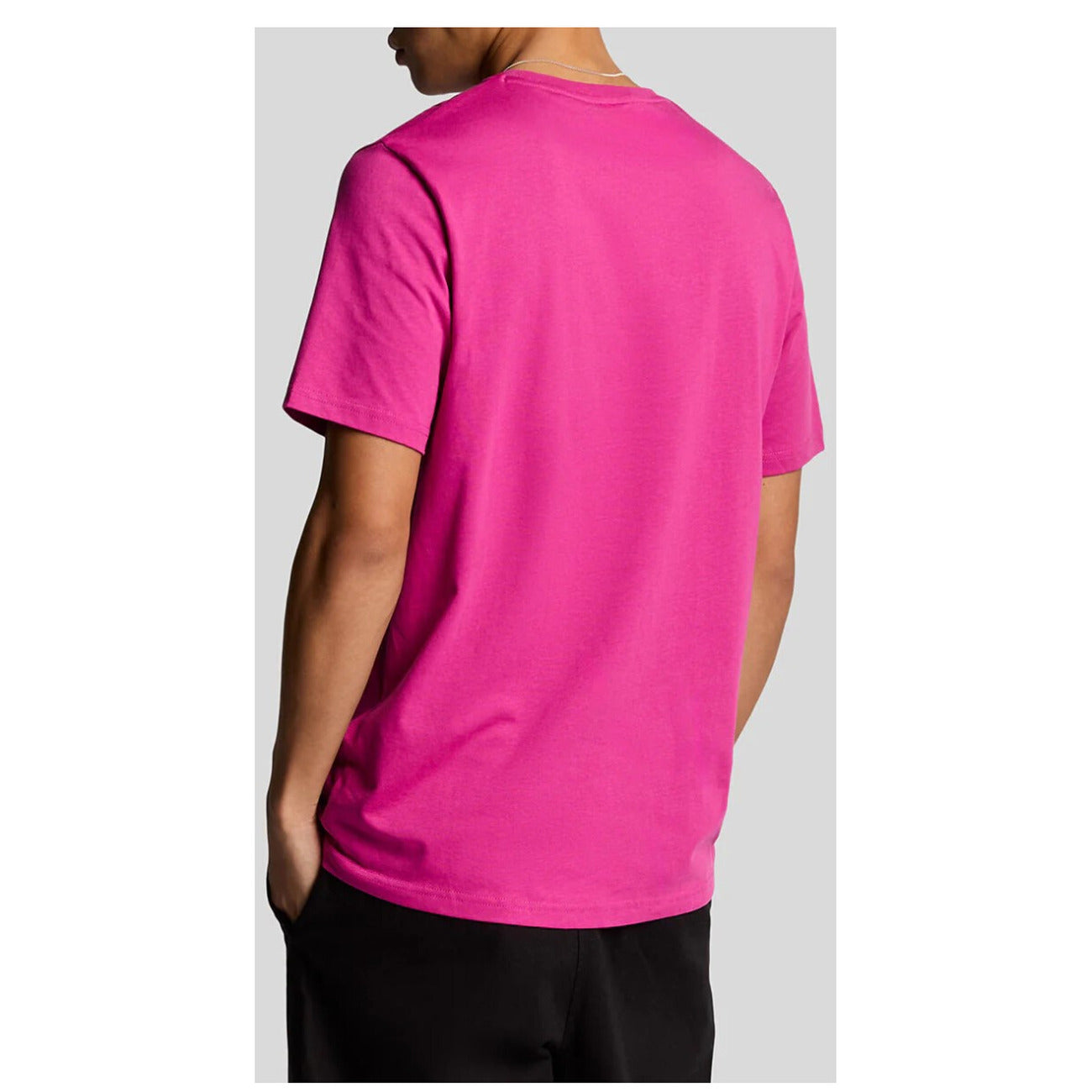 2416354 Lyle & Scott T-Shirt Fuxia Stampa Uomo