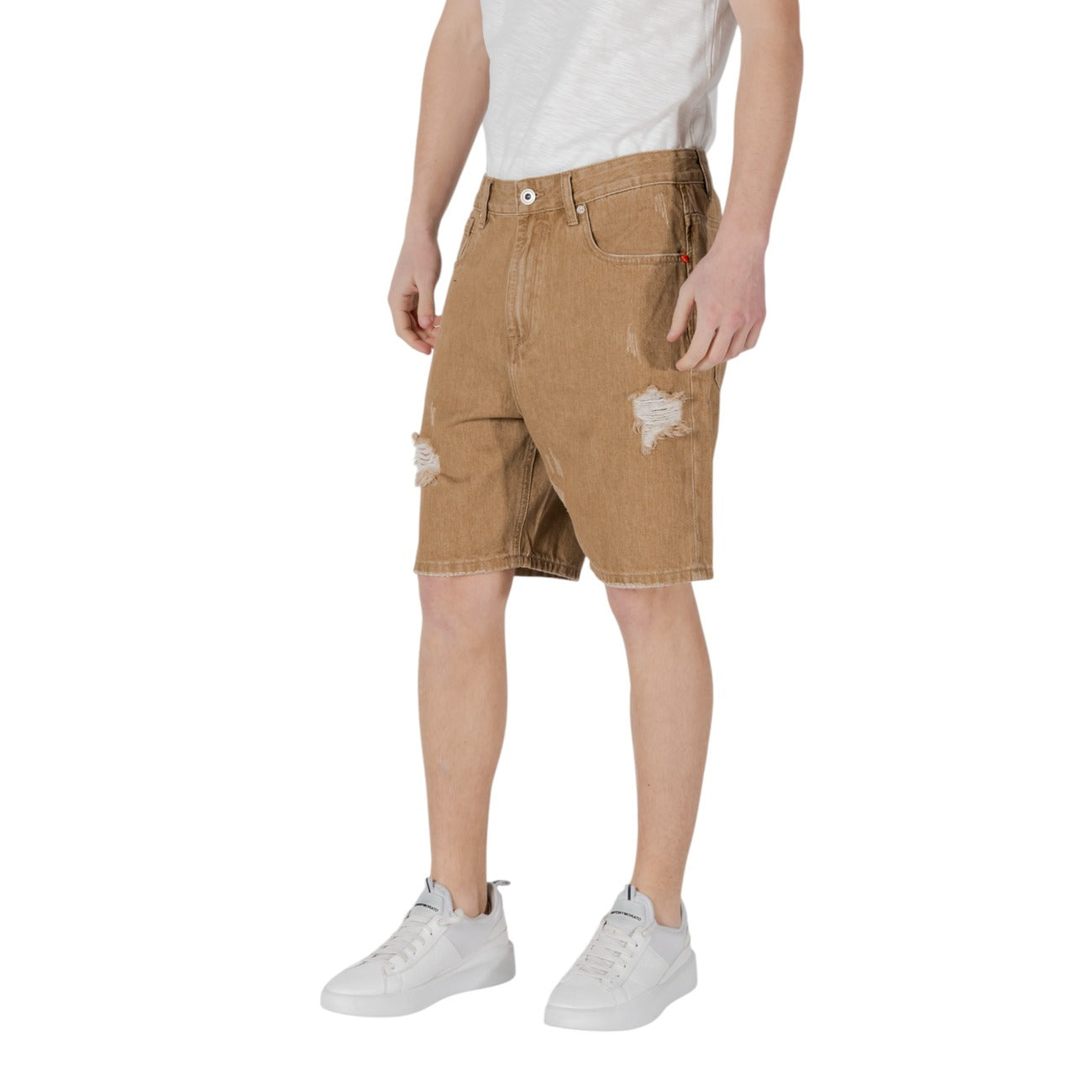 2417661 Gianni Lupo Bermuda Beige Uomo