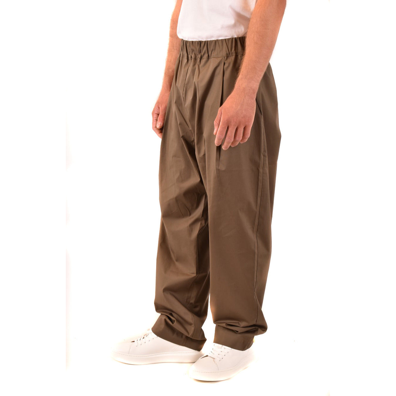 2442903 Laneus Pantaloni Marrone Cotone Uomo