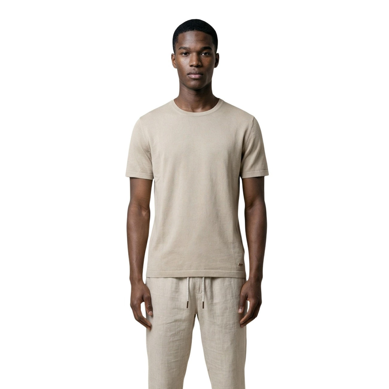2455564 Gianni Lupo T-Shirt Beige Uomo