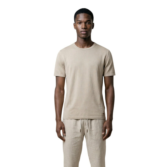 2455564 Gianni Lupo T-Shirt Beige Uomo