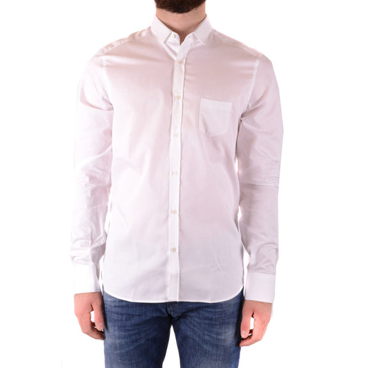 2431603 Neil Barrett Camicia Bianco Maniche Lunghe Uomo
