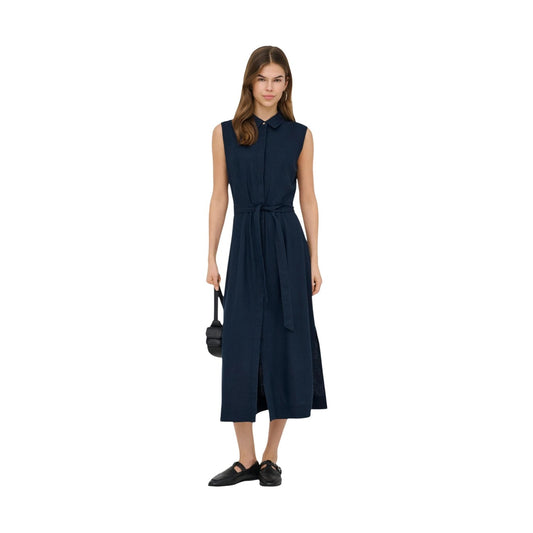 515649 Only Abito Blu Lungo Donna