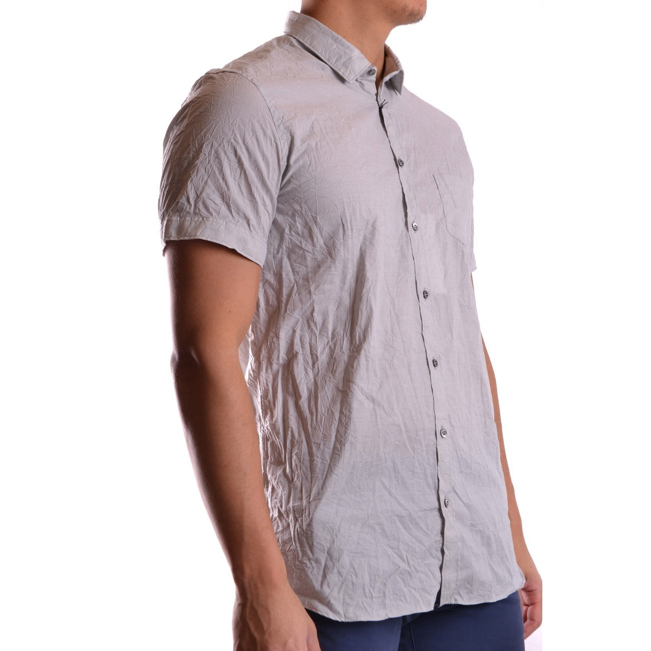 2430852 Neil Barrett Camicia Grigio Cotone Uomo