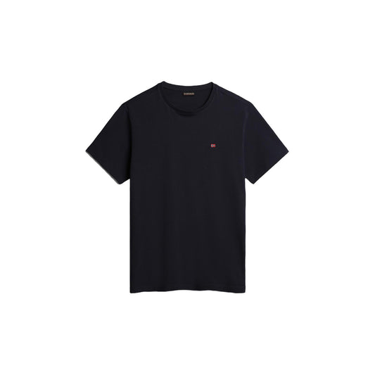 2410957 Napapijri T-Shirt Blu Monocromo Uomo