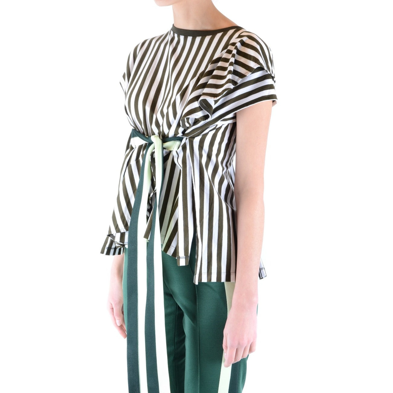 487474 Golden Goose Blouse Multicolore Righe Donna
