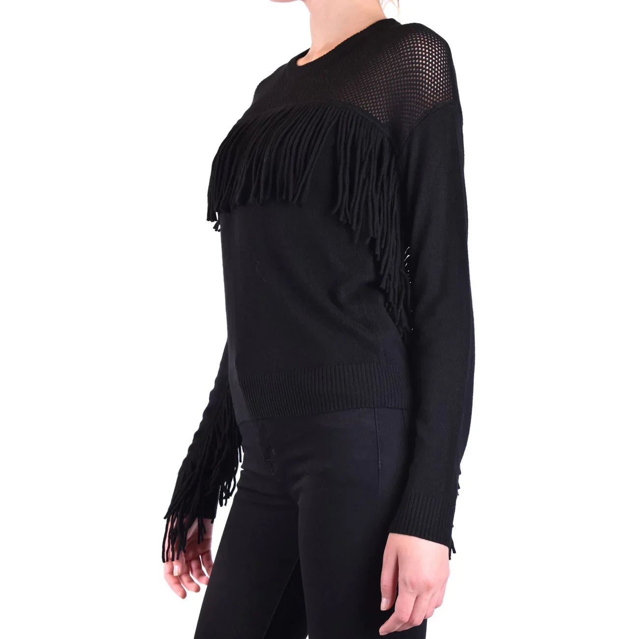 2423010 Pinko Maglia Nera Donna Viscosa 33% Poliammide 23% Cotone 20%