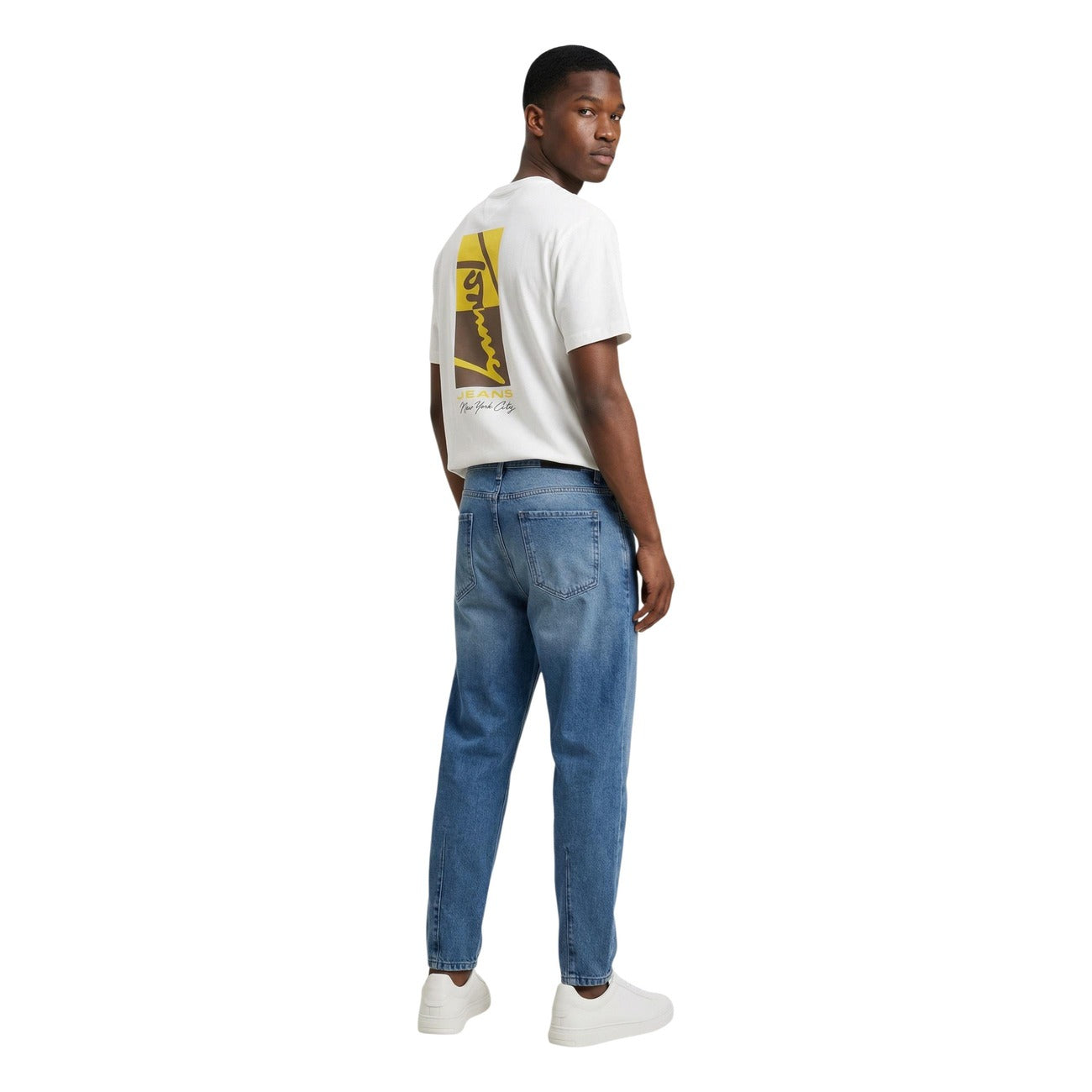 2453233 Tommy Hilfiger Jeans T-Shirt Bianca Uomo