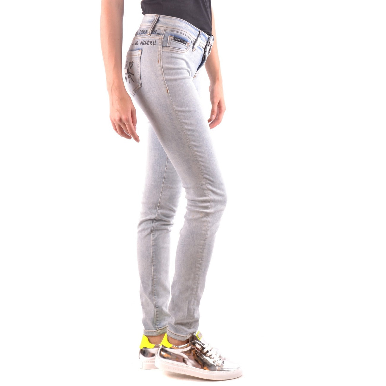 487466 Philipp Plein Jeans Blu Donna Primavera/Estate