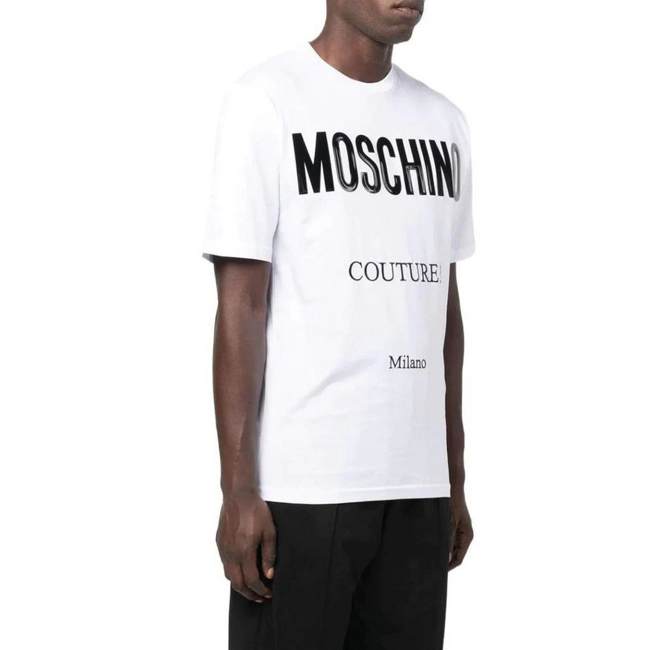 2424467 Moschino T-Shirt Bianca Stampa Uomo
