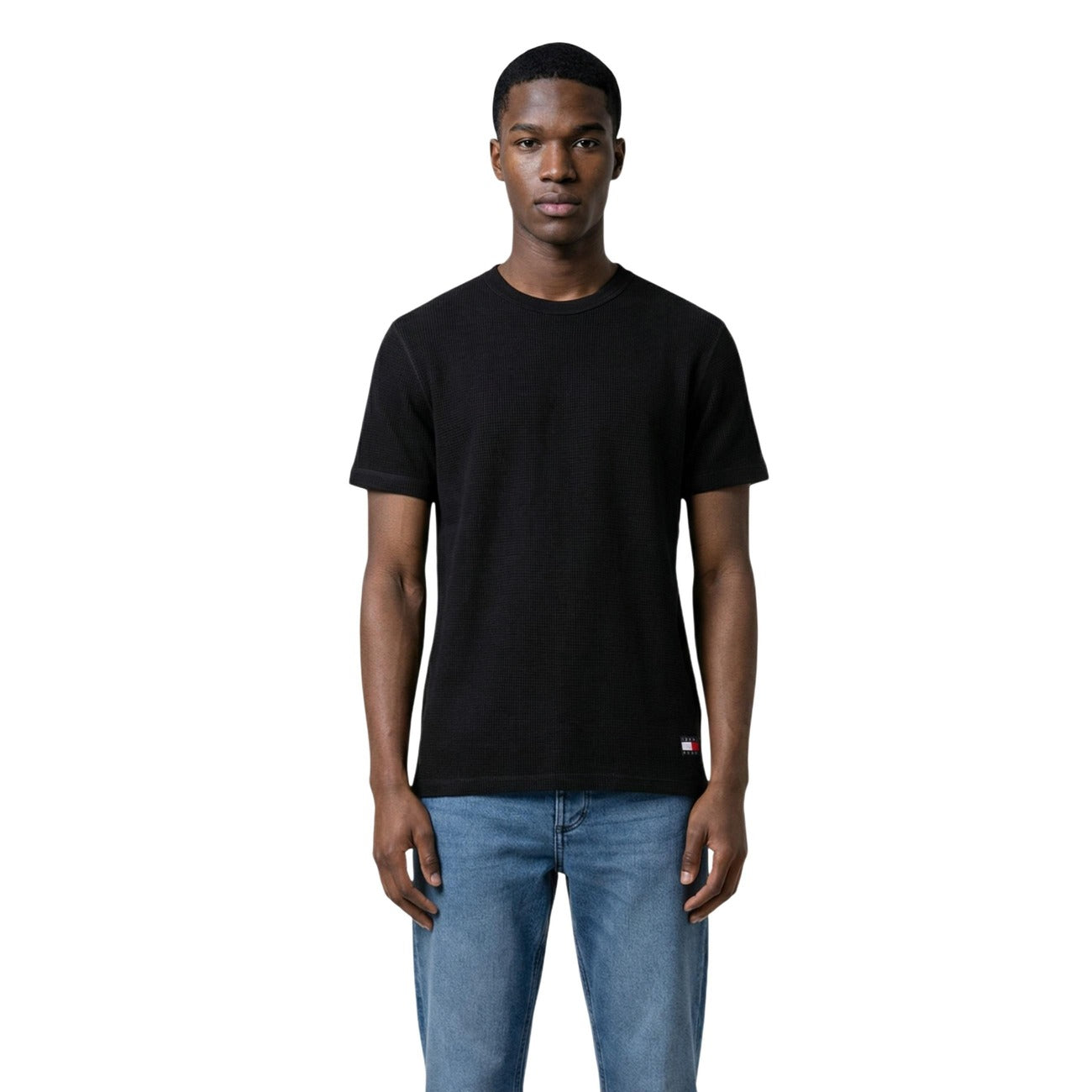 2453222 Tommy Hilfiger Jeans T-Shirt Nera Uomo
