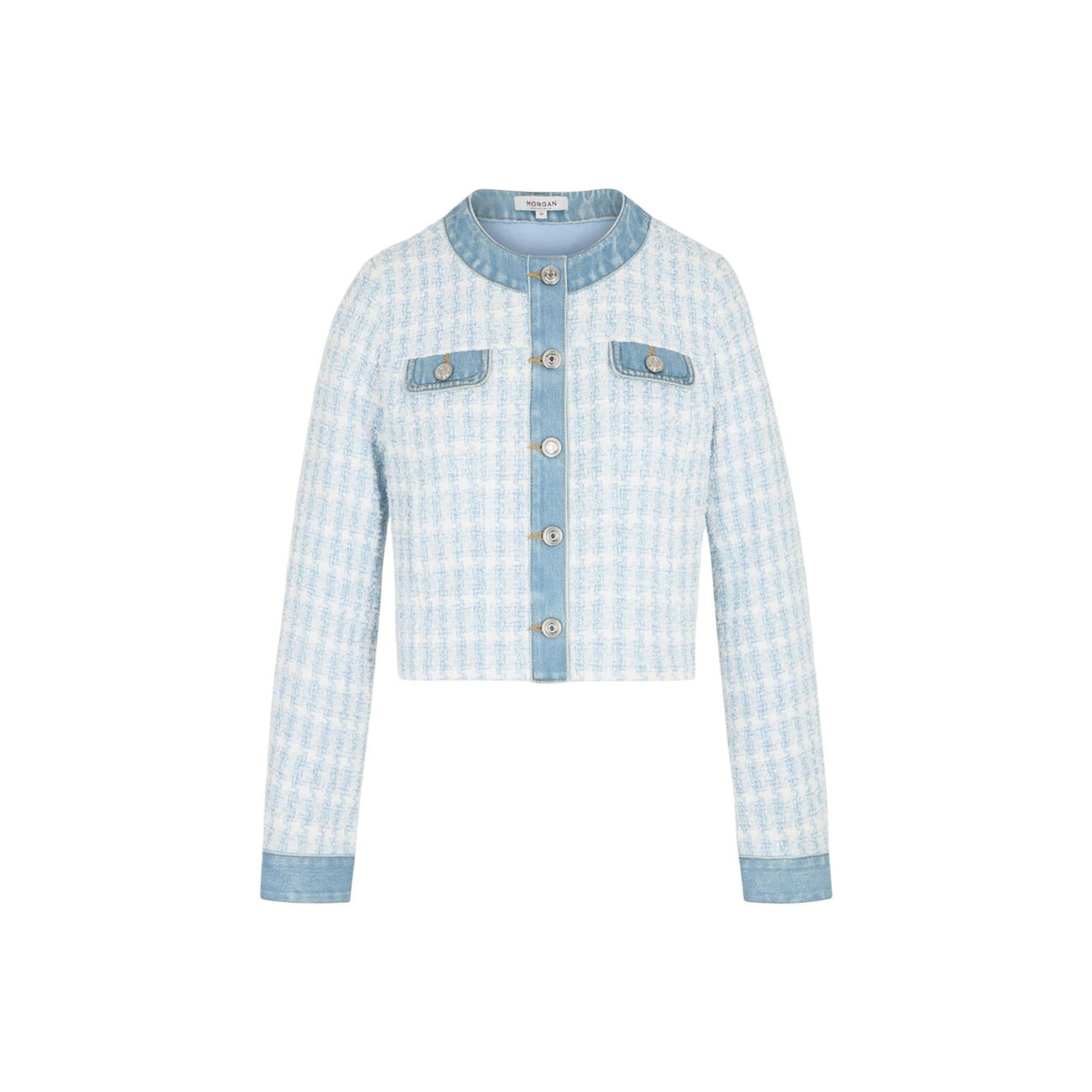 510426 Morgan De Toi Giacca Cardigan Azzurro Donna Primavera/Estate
