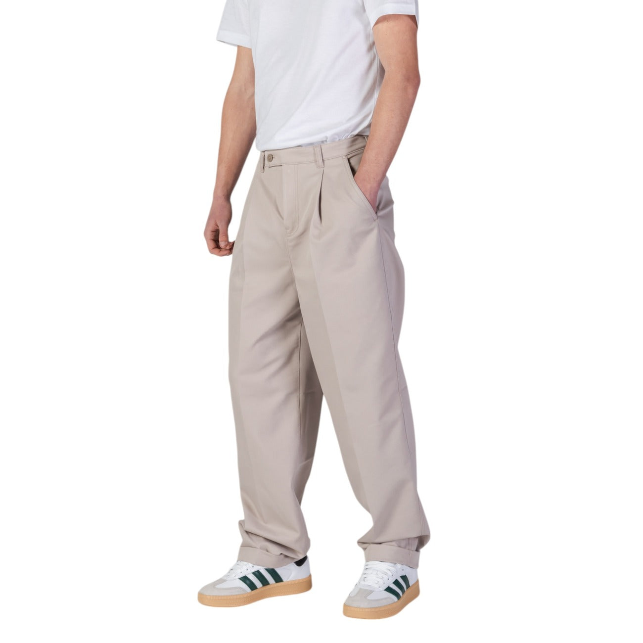 2401687 Calvin Klein Jeans Pantaloni Beige Uomo