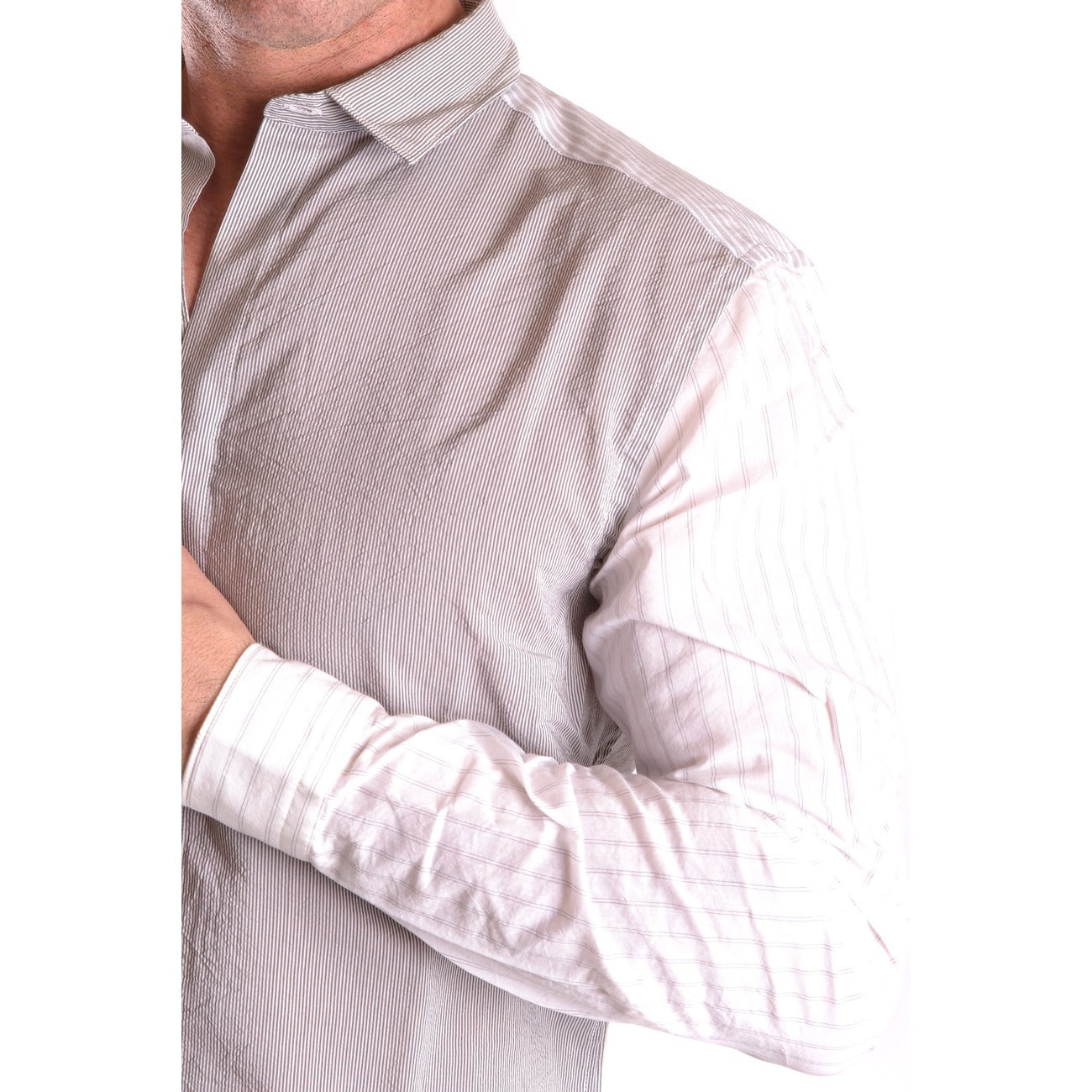 2432071 Neil Barrett Camicia Multicolore Righe Maniche Lunghe Uomo