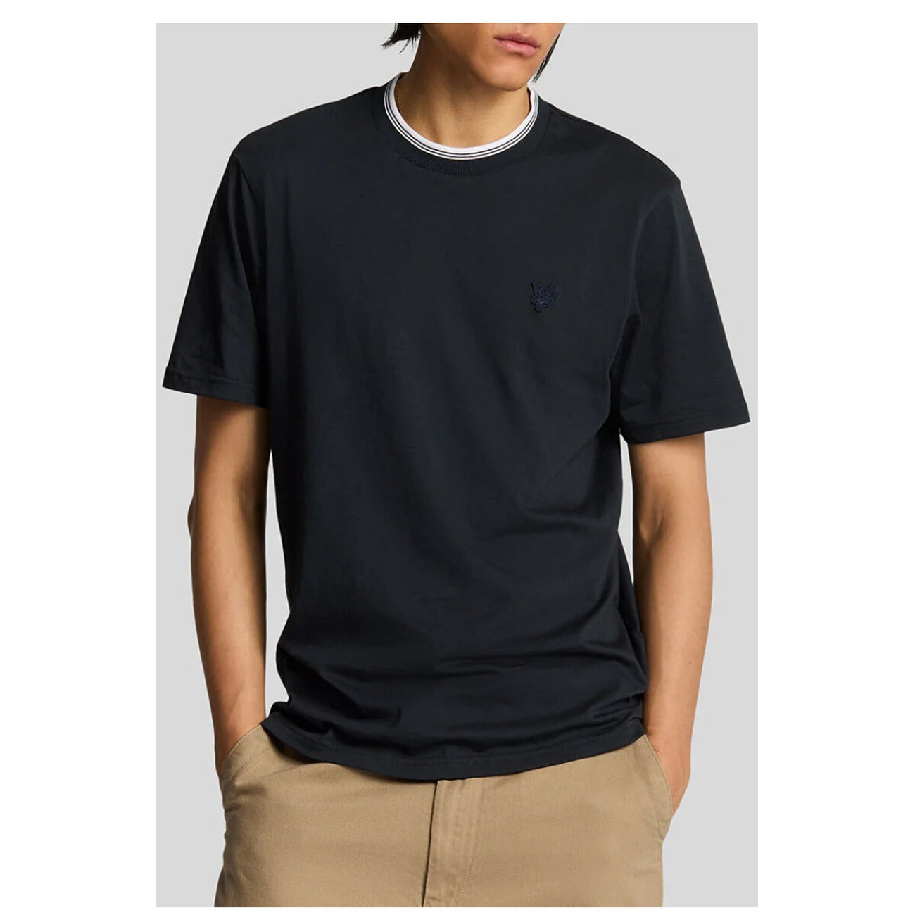 2416232 Lyle & Scott T-Shirt Blu Stampa Uomo