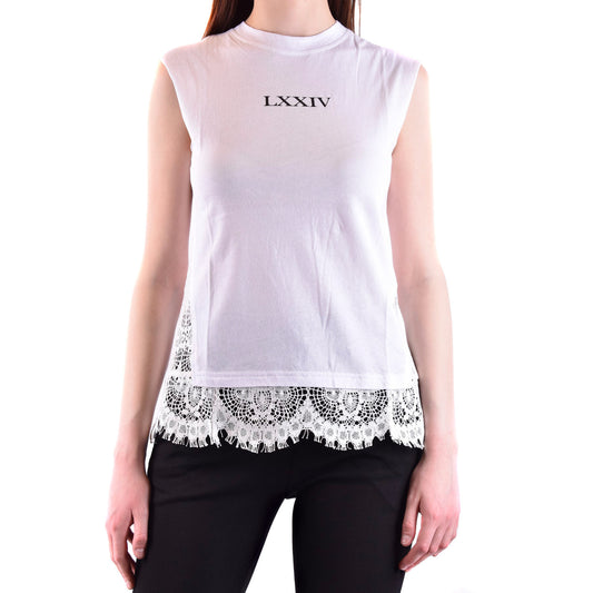 2430831 Alexander McQueen Canotta Bianca Donna